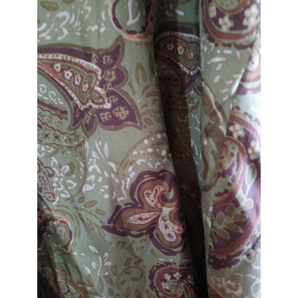 Lauren Ralph Lauren Silk Chiffon Maxi Paisley Print Flowy Skirt W 20 Lined ($149 - Picture 5 of 16